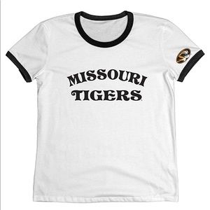 BLUE 84 NCAA Missouri Tigers Vintage Supima Tee